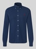 Polo Ralph Lauren Koszula casualowa o kroju regular fit z czystej bawełny Granatowy melanż