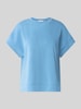 Rich & Royal T-Shirt mit elastischen Abschlüssen Hellblau
