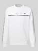 Lacoste Sweatshirt mit Logo-Badge Modell 'TAPE' Weiss