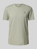 Guess Activewear T-Shirt mit Label-Detail Modell 'HEDLEY' Oliv