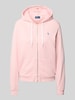 Polo Ralph Lauren Sweatjacke mit Label-Stitching Pink
