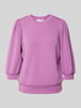 Selected Femme Sweatshirt mit gerippten Abschlüssen Modell 'TENNY' Fuchsia