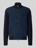 BOSS Regular Fit Strickjacke aus reiner Baumwolle Modell 'IBAIO' Marine