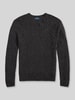 Polo Ralph Lauren Regular Fit Pullover aus Woll-Kaschmir-Mix Dunkelgrau Melange