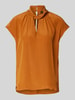 Luisa Cerano Blouseshirt met V-hals Terracotta