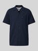 Tommy Hilfiger Regular fit vrijetijdsoverhemd met logostitching Marineblauw