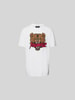 Dsquared2 T-Shirt mit Label-Print Weiss