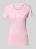 Guess T-Shirt mit Label-Detail Rose