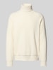 HUGO Regular Fit Rollkragenpullover aus Baumwoll-Mix Modell 'SAN RUDI' Offwhite