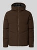 Jack & Jones Steppjacke mit Kapuze Dunkelbraun