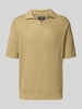 MCNEAL Regular Fit Strickpolo mit Strukturmuster Schilf
