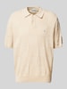 Carhartt Work In Progress Poloshirt aus reiner Baumwolle Modell 'CHECKER' Beige
