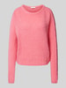 Rich & Royal Gebreide pullover met ronde hals Roze