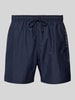 Tommy Hilfiger Badeshorts mit elastischem Bund Modell 'ORIGINAL' Dunkelblau