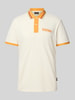 Napapijri Regular Fit Poloshirt mit Label-Stitching Modell 'E-MURLO' Weiss