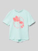 s.Oliver RED LABEL T-shirt met motiefprint Mintgroen