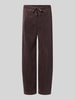 OPUS Barrel Jeans mit Tunnelzug Modell 'Misha barrel' Dunkelbraun
