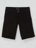 Blue Effect Chino-Shorts mit regulierbarer Bundweite  Schwarz