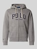 Polo Ralph Lauren Sweatjack met labelstitching Middengrijs