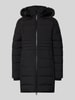 NAUTGÅRD Steppmantel mit Zweiwege-Reißverschluss Black