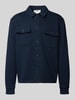Marc O'Polo Denim Relaxed Fit Hemdjacke aus reiner Baumwolle Marine