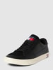 Tommy Jeans Sneakers van leermix met labeldetail, model 'VULCANCIZE' Zwart