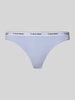 Calvin Klein Underwear String met elastische band met logo Blauw