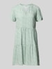 ONLY Tailliertes Sommerkleid aus reiner Viskose Modell 'ZALLY LIFE' Hellgruen