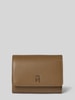 Tommy Hilfiger Portemonnee in leerlook, model 'TH ICON TRIFOLD' Taupe