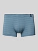 Schiesser Trunks mit elastischem Bund Modell 'Long Life Soft' Blau