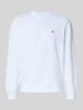 Calvin Klein Jeans Regular fit sweatshirt met logopatch, model 'Terry' Wit