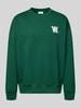 Wood Wood Bluza z naszywką z logo model ‘Noel’ Zielony