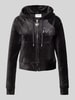 Juicy Couture Sweatjacke mit Label-Strasssteinbesatz Modell 'MADISON' Black