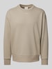 CK Calvin Klein Oversized Sweatshirt mit Label-Print Khaki