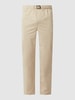 Minimum Straight Fit Jogpants mit elastischem Bund Modell 'Belt' Sand