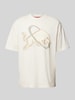 HUGO T-Shirt mit Motiv-Print Modell 'Danirick' - HUGO X RB Offwhite