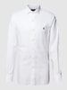 Polo Ralph Lauren Slim fit zakelijk overhemd met logostitching Wit