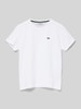 Lacoste T-Shirt mit Label-Detail Weiss