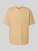 HUGO T-Shirt mit Label-Print Modell 'Dapolino' Beige