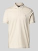 Tommy Hilfiger Regular fit poloshirt van puur katoen Offwhite