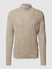 Dale of Norway Strickpullover mit Zopfmuster Modell 'HOVEN' Sand