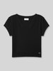 Calvin Klein Jeans Slim Fit T-Shirt aus Baumwoll-Mix Black