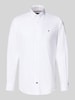 Tommy Hilfiger Regular fit zakelijk overhemd van puur katoen Wit