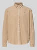 Carhartt Work In Progress Regular Fit Freizeithemd in Cord-Optik Modell 'Madison' Beige