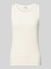 s.Oliver RED LABEL Regular Fit Tank Top aus Baumwoll-Mix Beige