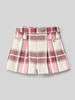 Mayoral Regular Fit Bermuda mit Lanawoll-Anteil und Allover-Print Rot