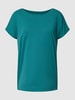 Christian Berg Woman T-Shirt mit überschnittenen Schultern Petrol
