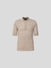 Lardini Poloshirt aus Leinen Sand