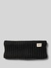 Barts Hoofdband met viscose in gebreide look, model 'Zias' Zwart