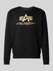 Alpha Industries Sweatshirt met labelprint Zwart